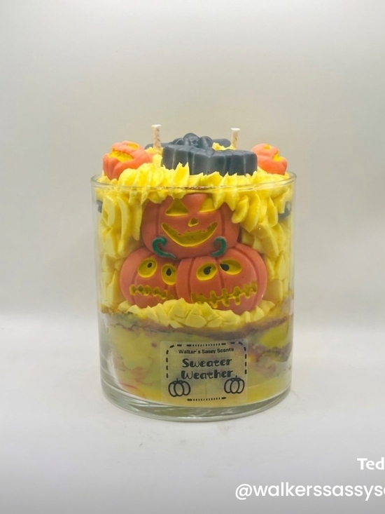 Hand Crafted Other - Halloween Pumpkin Candle